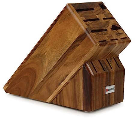 WÜSTHOF 13-Slot Knife Block, Acacia