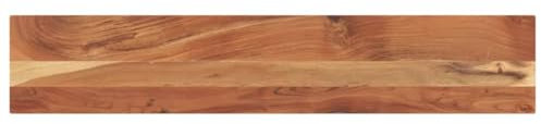 vidaXL Tischplatte, Holzplatte Rechteckig, Massivholzplatte für Bartisch Beistelltisch Esstisch, Ersatztischplatte, 180x40x3,8cm Akazienholz