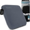SNUGL Coussin de Canapé en Mousse à Mémoire de Forme avec Rétention de Forme - Velours Hypoallergénique, Mousse à Mémoire de Forme de Soutien, Housse Amovible et Lavable (Gris Clair)