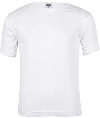 A2Z 4 Kids Girls Thermal T-Shirt Winter Warm Underwear Base Layer Short Sleeve - Girls Thm T Shirt 2725 White 4-5