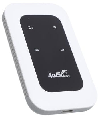 Routeur Mobile, 4G 5G LTE 5G Hotspot 300Mbps Modem jusqu'à 10 Appareils avec Machine à sous SIM pour Camping-Car Campervan, Périphérique de Jeu pour Les, d'affaires, Extérieur