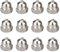 12 Pcs M6 Dome Nuts - Premium 304 Stainless Steel A2 Grade, DIN 1587 Thread Hex Acorn Nut Cap For Screws Bolts Motorcycles Bicycles Furniture Lighting and Industrial Hardware
