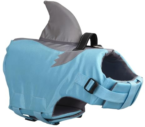 Bañador para perros, para piscina, playa, natación y dispositivo de flotación en barco, chaleco de seguridad para perros, chaleco de seguridad para piscina, lago de playa, con diseño reflectante