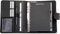 Bind T-5-1 Systemplaner DIN A5 Office, Timeplaner aus feinem Nappaleder, Manager Planer in schwarz, Terminplanermappe ohne Systemeinlage, Organizer mit Magnetverschluss, Mappe ca. 24,5 × 21 × 5 cm