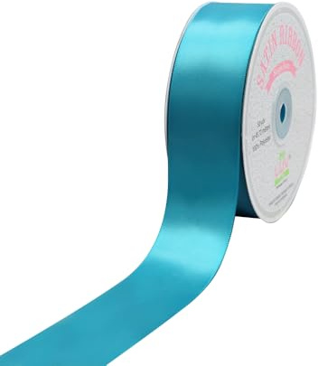 Creative Ideas Solid Satin Ribbon, 1-1/2/50 yd, Turquoise,PSF1102-316