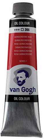 Talens : Van Gogh Oil Colour 40ml : QUINACRIDONE ROSE S1