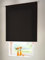 Hochwertiges Sichtschutzrollo Mittelzugrollo Springrollo Rollo Sichtschutz 45 x 100 cm / 45x100 cm schwarz // Sichtschutzrollo/Sichtschutz-Rollo/Fensterrollo