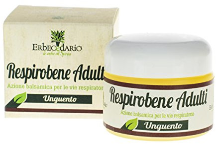 Unguento Respirobene Adulti Erbecedario, Unguento Balsamico, Coadiuvante In Caso Di Naso Chiuso, 1 Vasetto 30ml