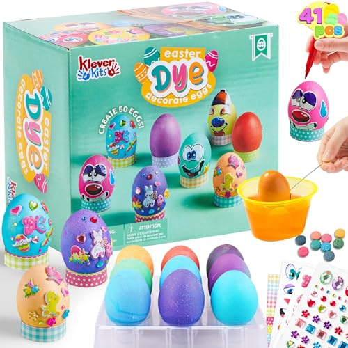 Klever Kits colorante per Uova di Pasqua DIY fai da te perla festa a tema di Pasqua per le attività creative