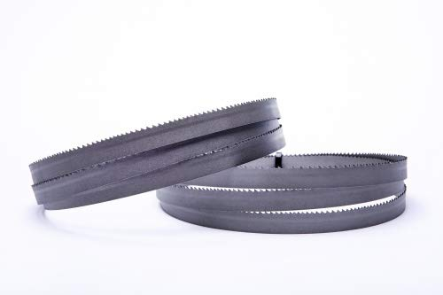 Encut - Juego de 2 hojas para sierra de cinta (1435 x 13 x 0,65 mm, bimetal, 8-12 dientes M42)