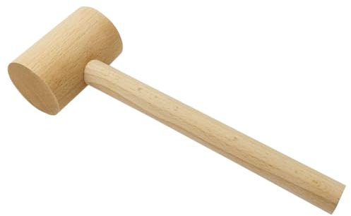 Kellegour Mini Marteau En Bois,Maillet Bois,Solide Bois Maillet,Maillet en Bois pour Menuiserie,pour L'installation de Toutes Sortes de Meubles en Bois,Fabrication Artisanale DIY