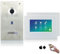 MATHFEL Video Türsprechanlage mit Kamera und Türöffner, 4 Draht IP System mit Fingerprint - Türklingel mit Kamera, Gegensprechanlage mit Türöffner, Sprechanlage mit Türöffner - WLAN Türklingel