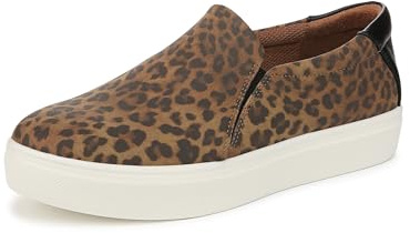 Dr. Scholl's Shoes Women's Madison Cloud Sneaker Leopard Leather 8.5 W