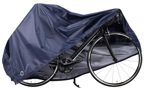 Navaris Vattentätt cykelskydd storlek L - Cykelskydd - Cykelskydd för 1 cykel - Tillverkad av 210D Polyester med PU-beläggning - 196 x 112 x 76 cm - Blå