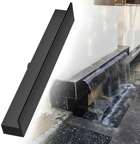 Cascade Piscine Kit Cascade De Bassin De 15 À 180 Cm pour Jardin Et Arrière-Cour Piscines Hors-Sol, Fontaines À Déversoir Remplacement De Cascades Murales Encastrées sur Mesure(6in(15cm))