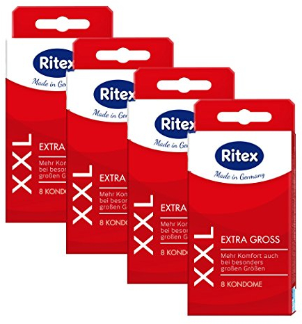32 (4 x 8er) Ritex XXL Kondome - Extra Große Condome