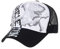 WITHMOONS Baseballmütze Mützen Caps Kappe Meshed Baseball Cap Skull Rhinestones Trucker Hat KR1751 (Black)