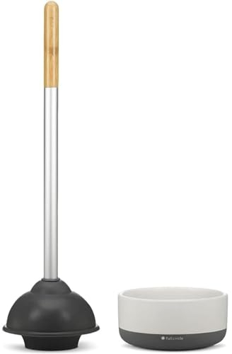 Full Circle Home Pömpel ROYAL Plunge - Toilettenkolben - Geruchsfrei - Langlebig und wiederverwendbar