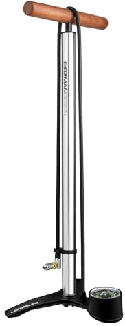 BIRZMAN The Pump Helix Fußpumpe, für Erwachsene, Unisex, Silber, Einheitsgröße