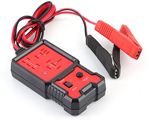 Probador de relé Automotriz, 12V Probador de relé Electrónico Comprobador de Batería Automotriz Profesional Herramienta de Diagnóstico Automático
