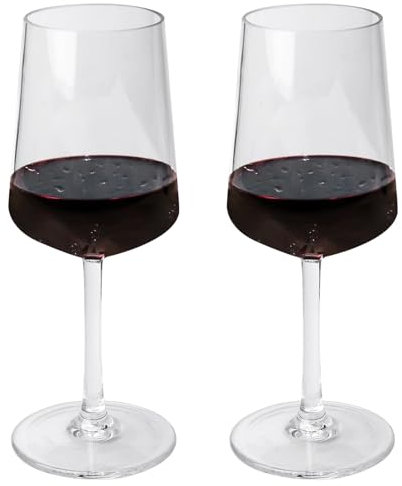 VEGOATY Juego de 2 copas de vino de plástico, 532 ml, vasos de vino flotantes para piscina, irrompibles, juego de copas de vino blanco, irrompibles para fiestas, camping, festivales, picnics