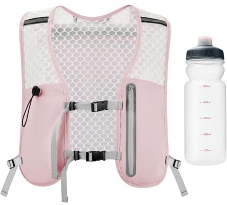 Zaino da Ciclismo Riflettente Leggero, Borsa Sportiva, Zaino da Escursionismo per Alpinismo, Jogging, Escursionismo, Rosa