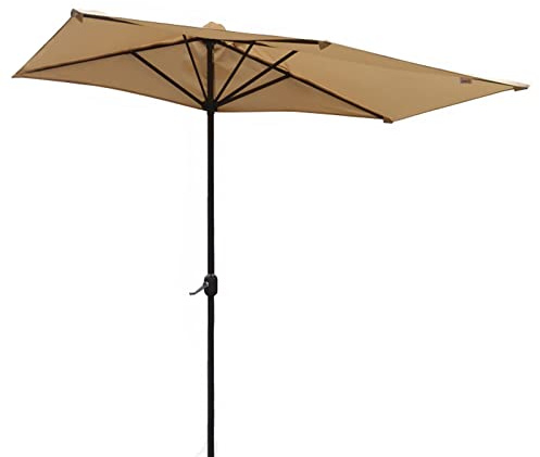 JCNAGXY Patio Umbrella Outdoor, Outdoor Umbrellas/Parasol Umbrell, with Crank Handle,with 5 Ribs, Sun Protection, for Commercial and Residential Use, Multi-Purpose Sun Umbrella