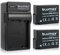 2X Blumax Akku für Panasonic DMW-BLC12 / DMW-BLC12-E 1000mAh + Ladegerät DMW-BLC12 | passend zu Lumix DMC: G5 | G6 | GX8 | G70 | G81 | GH2 | FZ200 | FZ300 | FZ1000 | FZ2000 | Leica V-Lux 4