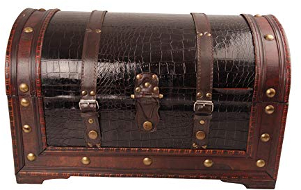 MYBOXES - Il Baule Porta-Tesoro, Dimensioni: 44,5 x 25,5 x 26,5 cm