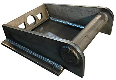 Rahmen MS01 Aufnahme mit Platte zum anschweißen/Schnellwechsel Adapter SW01 Minibagger/Lasergeschnitten/Made in Germany