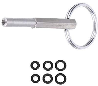 Ejoyous Llave de Cabeza Ovalada con Anilla, Cabeza Ovalada Punta Ovalada Punta Ovalada Maquinas de Cafe Herramienta de Reparacion Punta Ovalada para Capresso Franke AEG