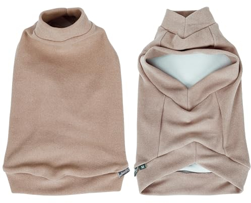 FUNAT Hund Katze Winter Warmer Pullover, Niedliche Strickwaren für Haustiere im Frühling Herbst, Sweater für Hunde, Haustier lässig Trainingsanzug Sweatshirt (L, Dunkelbraun)