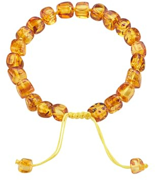 ELEGAMBER Baltic Amber raw Bracelet Gift Set -100% Certified and Authentic Premium Quality Raw Baltic Amber-True amber stone bead