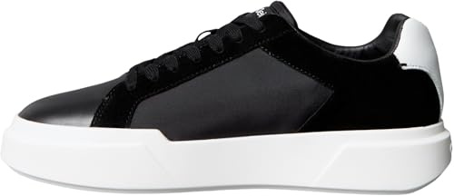 Calvin Klein Sneaker con Suela Cupsole Hombre Chunky Laceup Suela Gruesa, Negro (Black/Bright White), 40