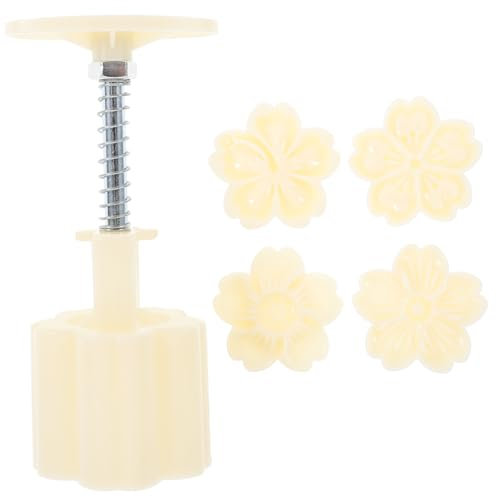 SECFOU 1satz Blumenform Mondkuchenform Handpressform Für Köstliche Mondkuchen Hochwertiges Lebensmittelechtes Material Für Heimische Bäckerei