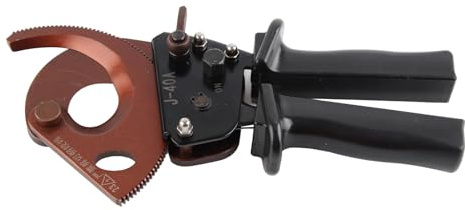 TOPINCN Tijeras para Cables con Trinquete de Grado Industrial para Herramienta de Corte de Alambre con Hoja de Larga Duración para Cortar Cables Blindados de Cobre y Aluminio, para Profesionales del