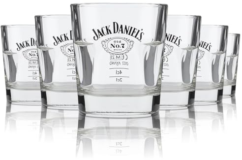 6er Pack Jack Daniels Whiskey Glas - Tumbler Nr. 3 - 10% Rabatt