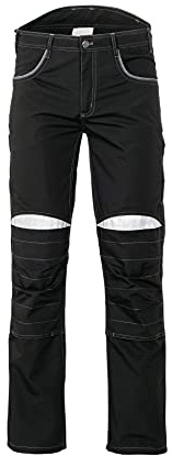 Planam 2910054 DuraWork Bundhose, Schwarz/Grau, Größe 54
