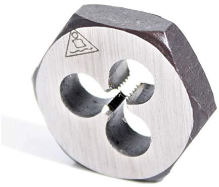 HSS Hexagon Coupe Vis W1/8 6g Filière D'Usinage Tige de Boulon Filetage