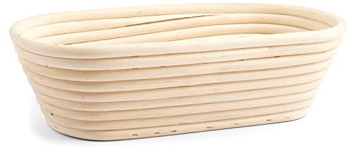 H&H Cestino per Lievitazione Pane Ovale, 39x15xH7cm