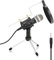 SH-RuiDu Microfono a condensatore jack da 3,5 mm con supporto treppiede per computer, PC, telefono cellulare, canto, podcasting, registrazione vocale