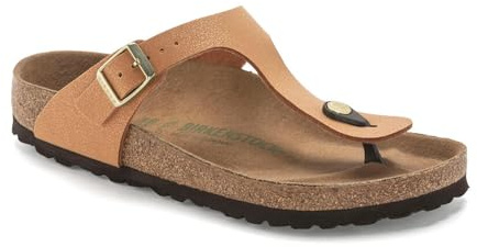 Birkenstock Unisex Gizeh Earthy Pecan Veg, Birkibuc Flip Flops, 41 EU