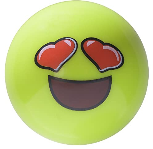 BYTE YELLOW SMILE EMOJI HOCKEY BALL 1 PACK