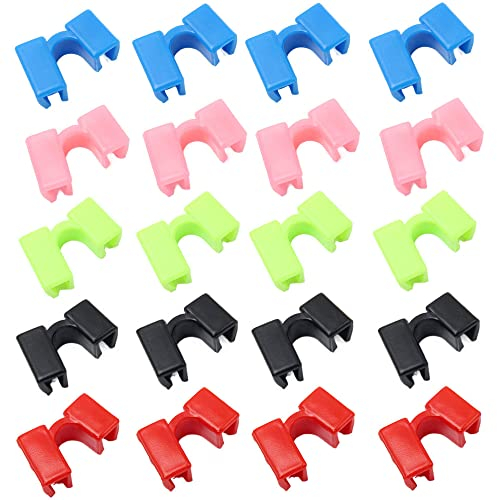 Keboyoe 20 Pezzi Bacchette Helper Riutilizzabile per Sushi - Aiutanti per Adulti e Bambini Principianti per Chopsticks Cinesi