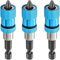 Thgtao Lot de 3 embouts magnétiques à changement rapide pour cloison sèche - Réglage de la profondeur de vis - Tige hexagonale de 1/4 - Pour visseuse sans fil et perceuse manuelle
