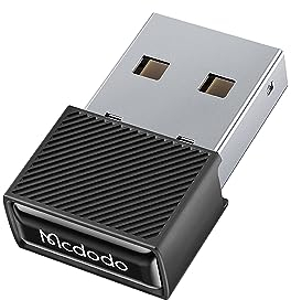 mcdodo Adattatore Bluetooth USB Chiavetta Bluetooth per PC Laptop EDR Dongle 5.1 USB Bluetooth Compatibile con Windows 11/10/8.1/7