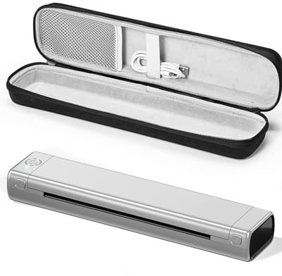 Phomemo M08F Portable Printer Bluetooth Mobile Inkless Printer Support A4 Size Compatible with Phone & Laptop for Business School, Office, Photo