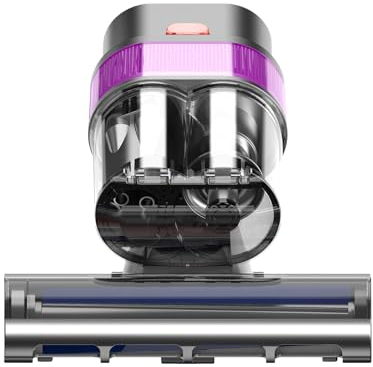 Homuserr Aspirador de Ácaros, Aspirador de Colchones con Luz UV, Indicador LED, 500W 16Kpa, Cepillo de Doble Rodillo, Aspirador Antiacaros con Ultrasonido y Función Calefacción, para Colchones, Sofás