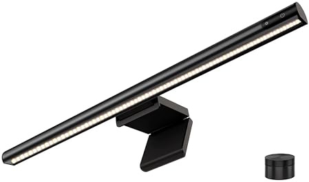 Monitor Light Bar, LED Monitor Light Lamp with Dual Mode Control, No Screen Glare Stepless Dimming USB Hanging Lamp for Work and Office