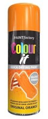 PNJB All-Purpose Orange Gloss Spray - Quick Drying With Excellent Coverage for Metal, Wood, Plastic, Lightweight and Portable Aerosol, 400ml (1PCS)